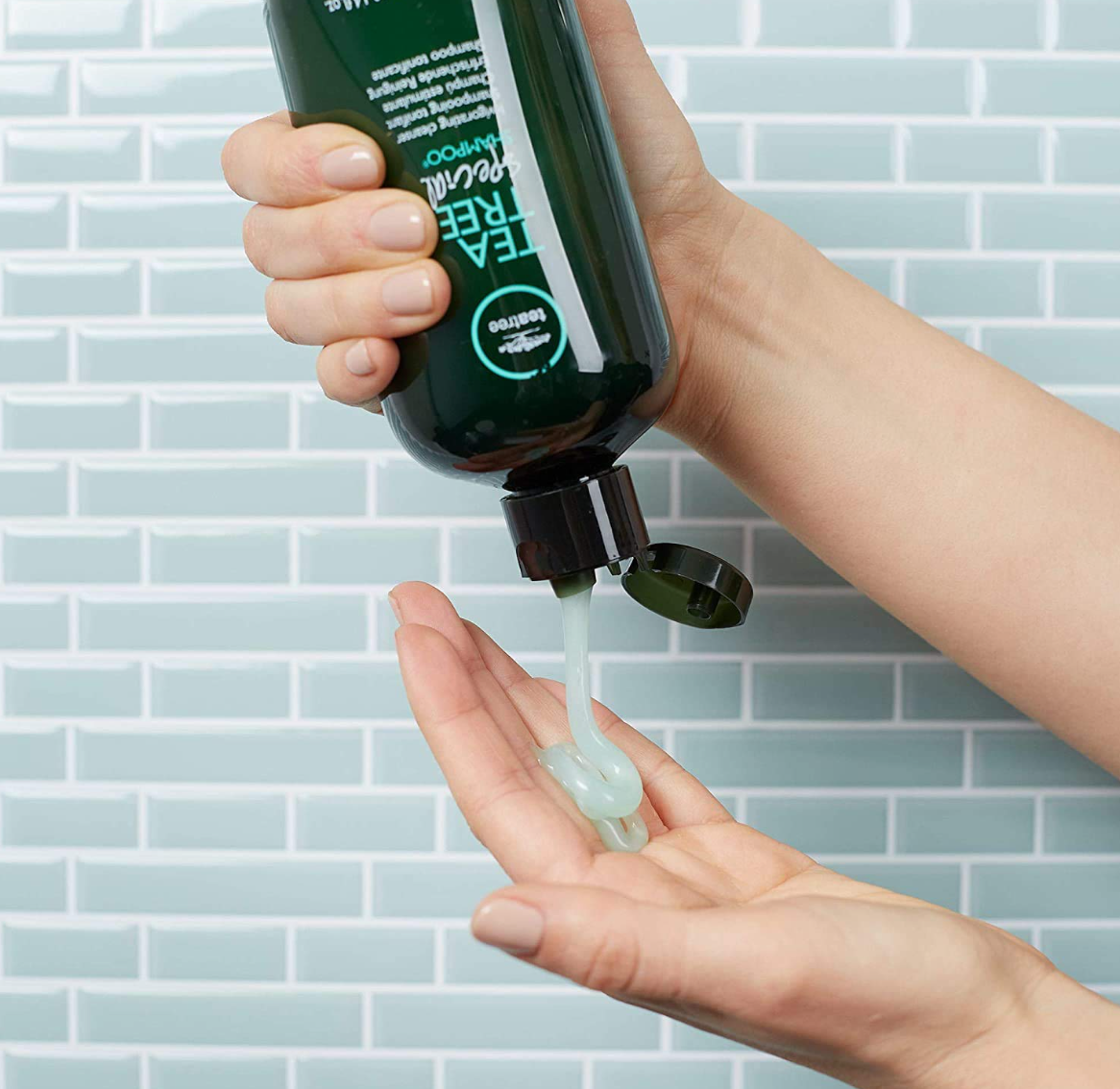 Shampoo speciale all'albero del tè, pulisce in profondità, rinfresca il cuoio capelluto, per tutti i tipi di capelli, in particolare quelli grassi, 33,8 oz.