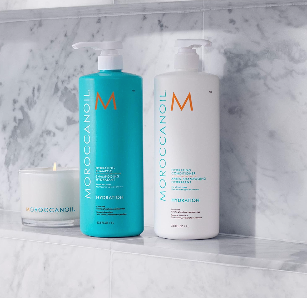 Moroccanoil Hydrating Shampoo & Conditioner Bundle 33.8 Fl. Oz