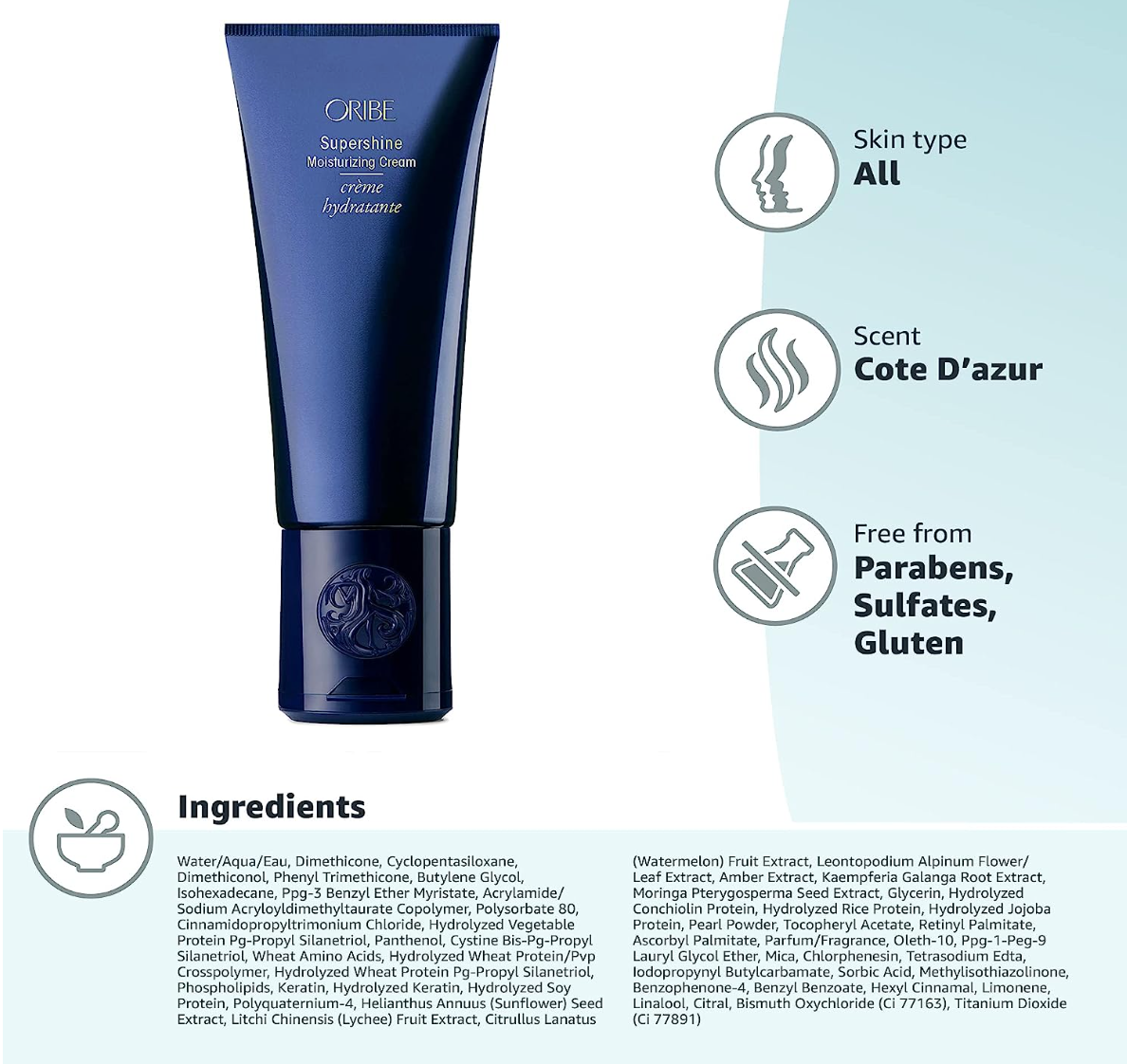 Oribe Supershine Moisturizing Crème 5 Fl Oz