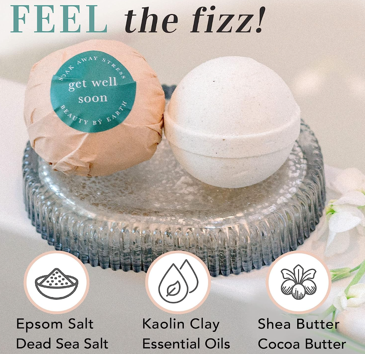 Bath Bombs for Women Relaxing, USA Made - Bubble Bath Bomb Set Organic Bath Bombs for Kids - Vegan & All Natural Bath Bombs for Girls Gift Individually Wrapped Handmade Bathbombs