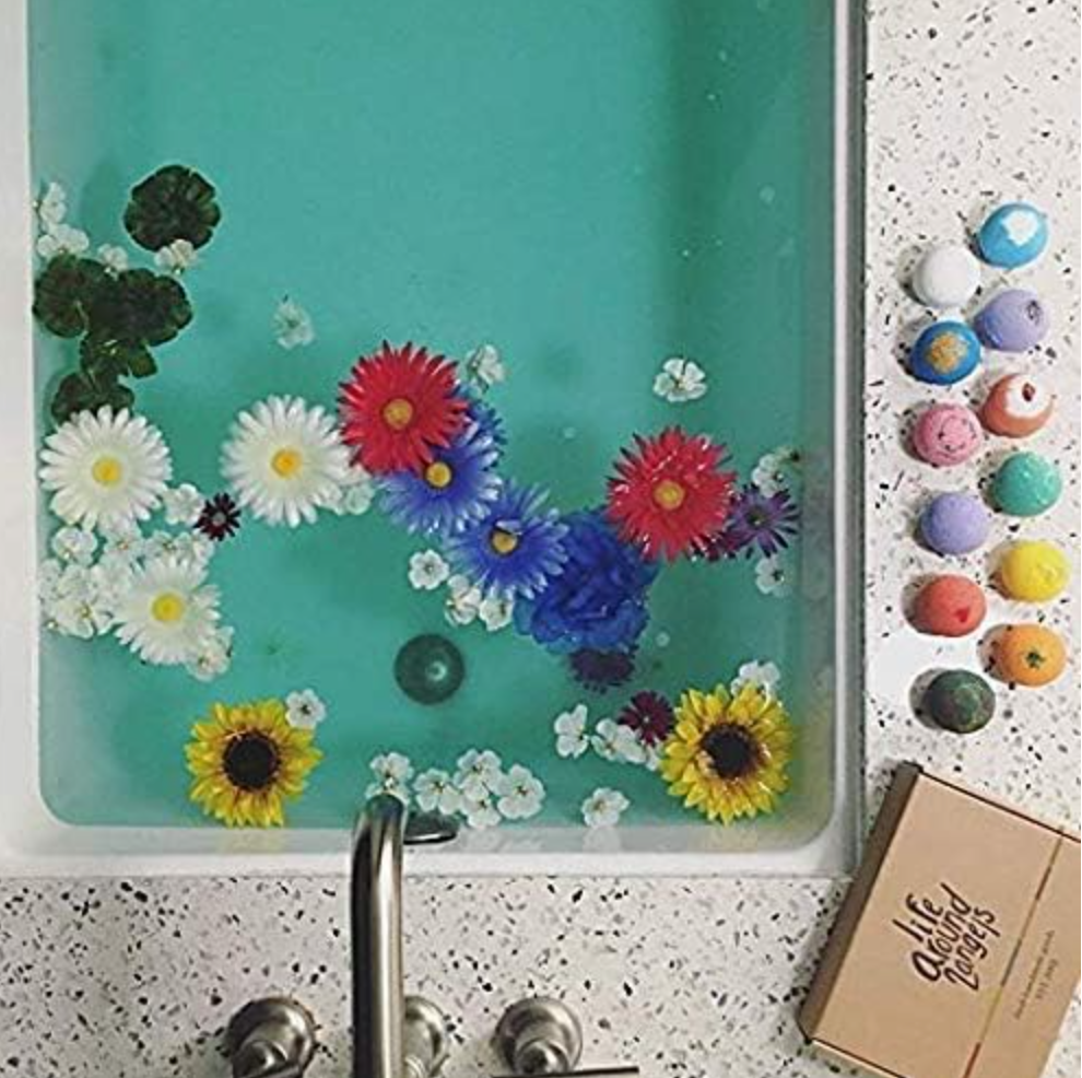 LifeAround2Angels Bath Bombs Gift Set 12 USA made Fizzies, Shea & Coco Butter Dry Skin Moisturize, Perfect for Bubble & Spa Bath. Handmade Birthday Mothers day Gifts idea For Her/Him, wife, girlfriend