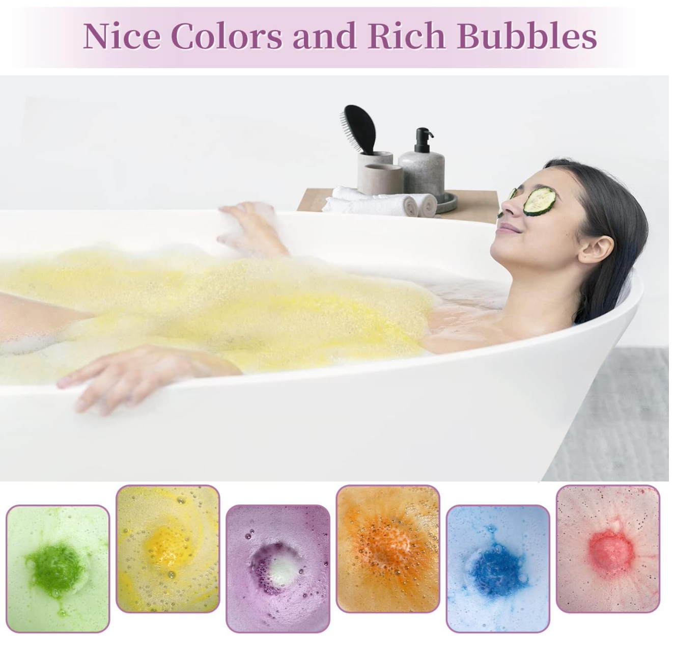 Bath Bombs, 12PCS Bath Bombs for Women Gifts, 100% Essential Oil Natural Organic Fizzy Bath Spa Relaxation Gift for Kids, Ideal Luxury Home Spa Presents for Birthday, Mother's Day, Christmas, Teachers