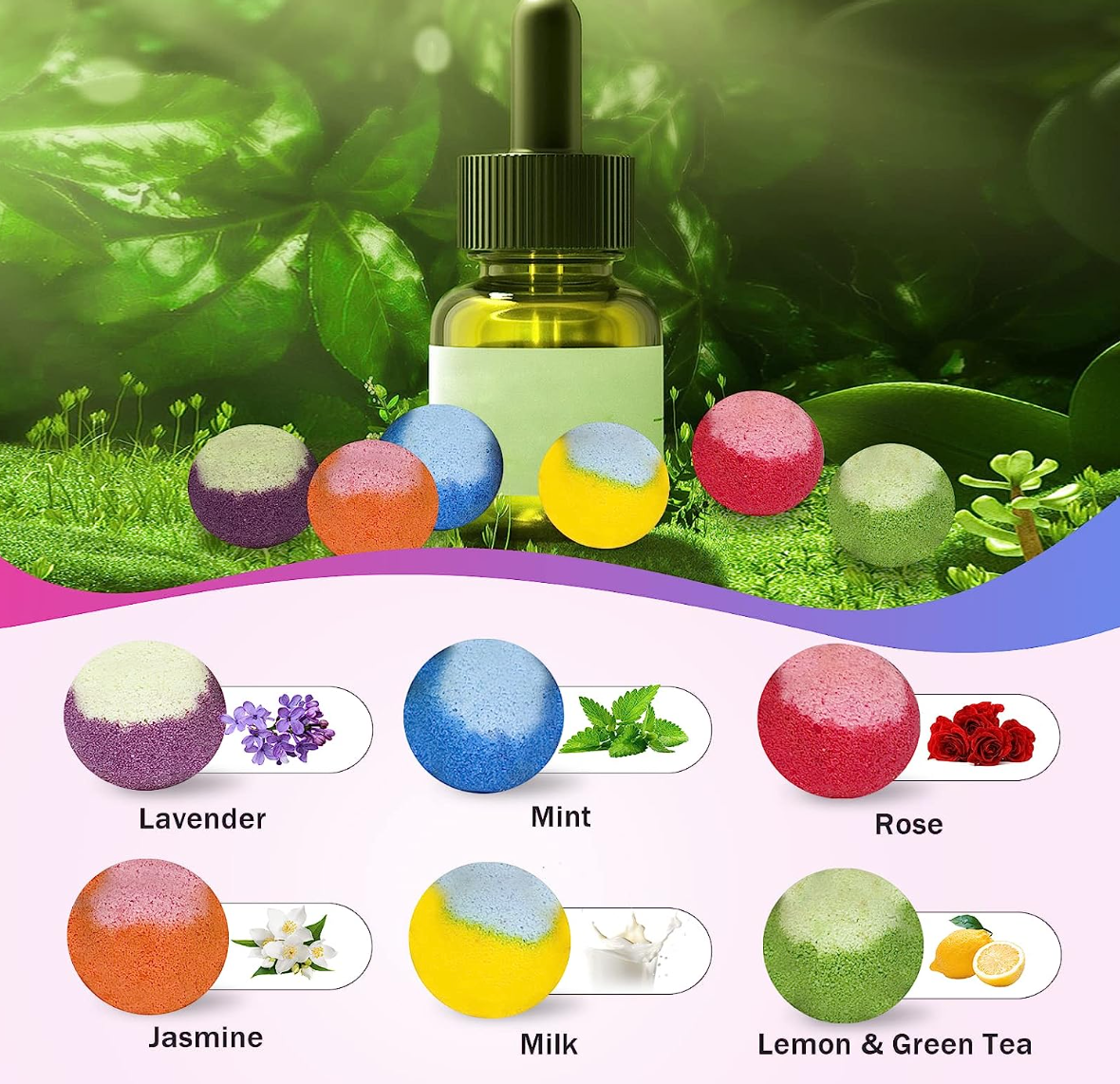 30 Pcs Bath Bomb Gift Set, Natural Organic Mini Bath Bombs, Handmade with Rich Fizz - Best Birthday Gift for Kids/Women/Men, Mother's Day