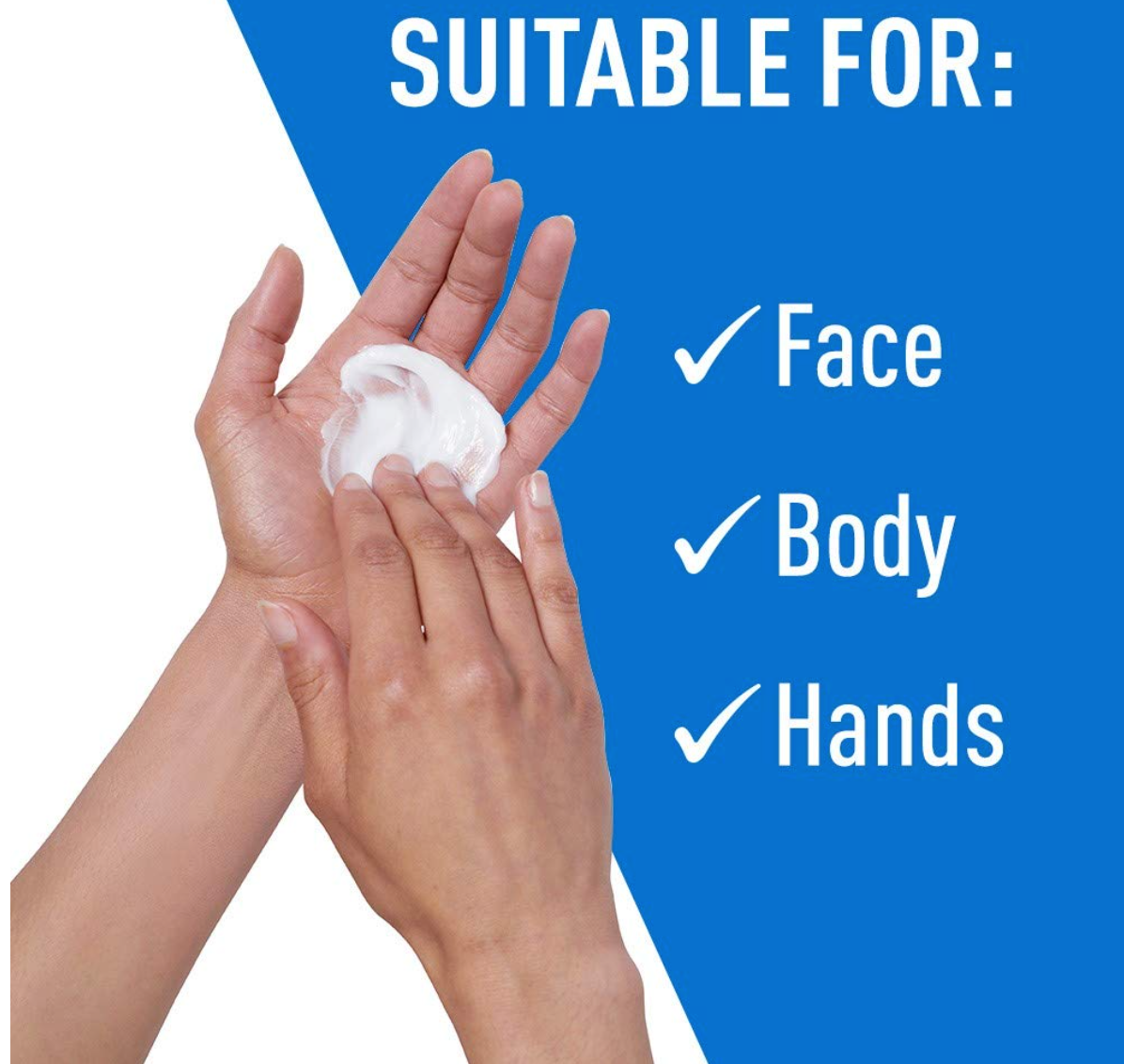 CeraVe Moisturizing Cream Combo Pack | Contains 16 Ounce with Pump and 1 Ounce Hydrating Facial Cleanser Trial/Sample Size