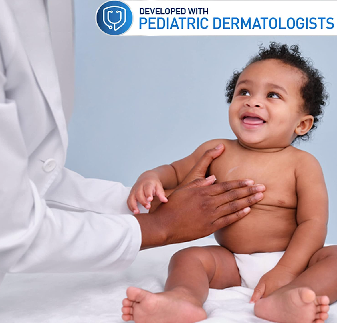 CeraVe Baby Lotion | Gentle Baby Skin Care with Ceramides, Niacinamide & Vitamin E | Fragrance, Paraben, Dye & Phthalates Free | Lightweight Baby Moisturizer | 16 Ounce