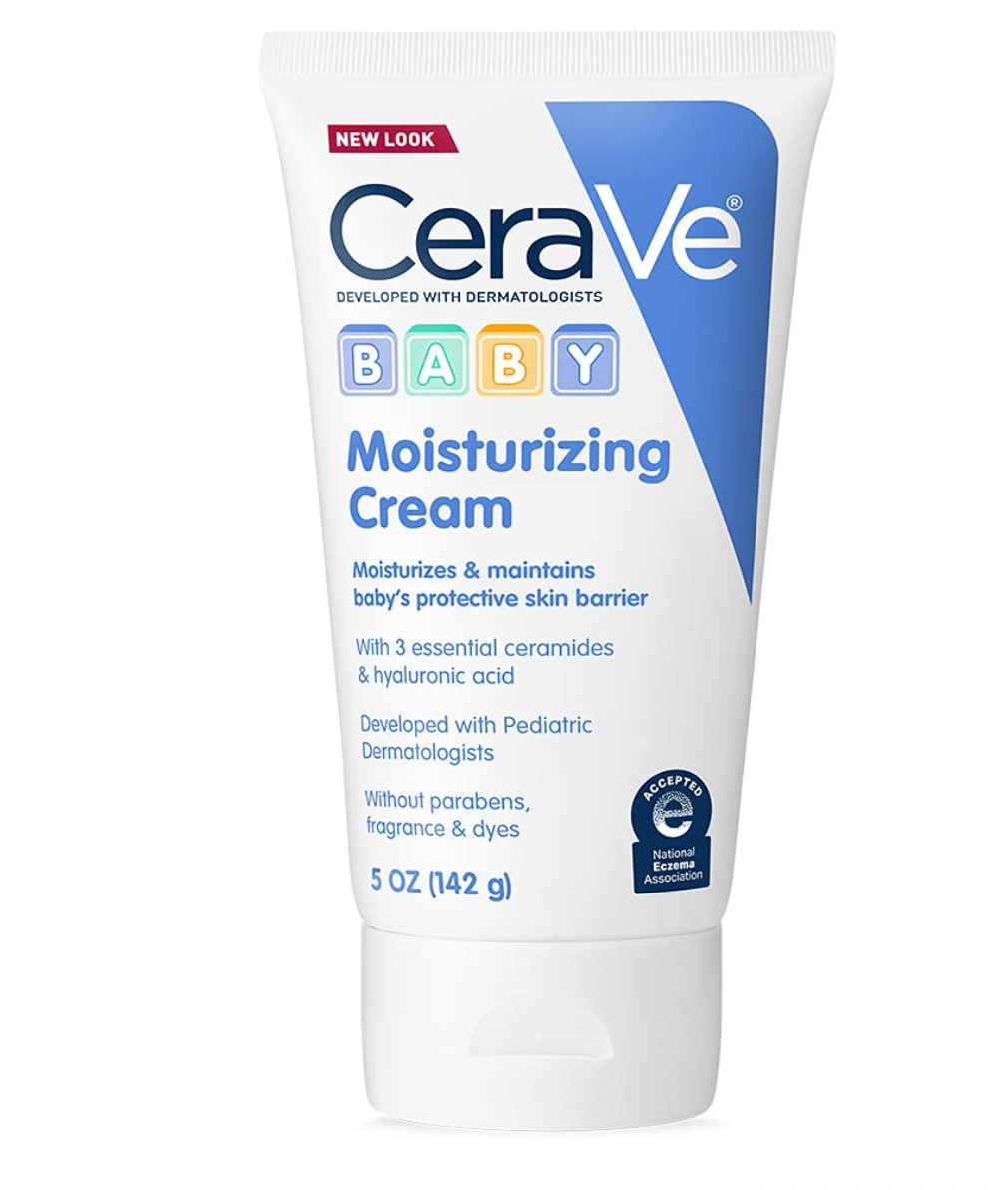CeraVe Baby Cream | Gentle Moisturizing Cream with Ceramides | Fragrance, Paraben, Dye & Phthalates Free | Rich & Non-Greasy Feel | Gentle Baby Skin Care | 8 Ounce
