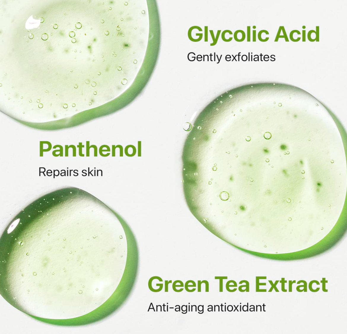Glycolic Acid Resurfacing Pads for Face and Body - 5% Exfoliating Facial Peel - Vitamins B5 C E, Green Tea - Glycolic Acid Face Wash – 60 Pre-Moistened Cotton Pads for Face Cleansing and Peeling