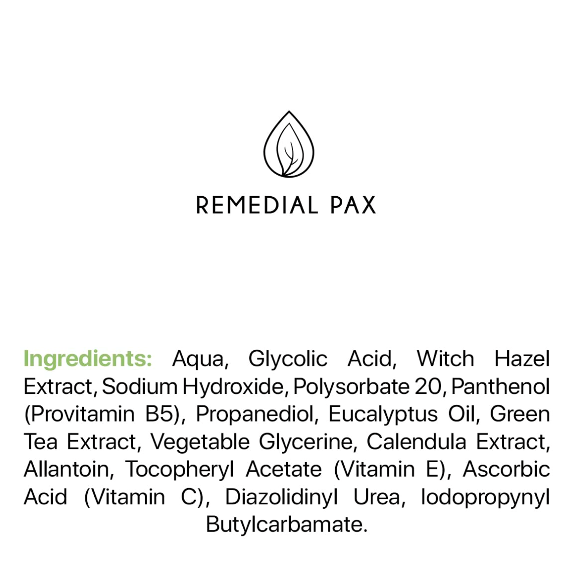 Glycolic Acid Resurfacing Pads for Face and Body - 5% Exfoliating Facial Peel - Vitamins B5 C E, Green Tea - Glycolic Acid Face Wash – 60 Pre-Moistened Cotton Pads for Face Cleansing and Peeling