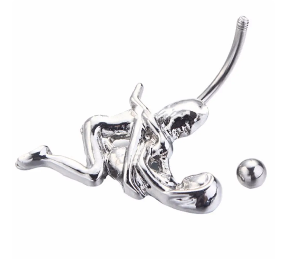 Piercing in acciaio inossidabile per uomo e donna, gioielli per il corpo, piercing per ombelico, nuova collezione