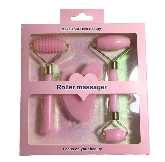 3個セット樹脂ローラーフェイスボディ瓜沙notjade石の顔ケアローラー美顔器美容健康スキンケアツール