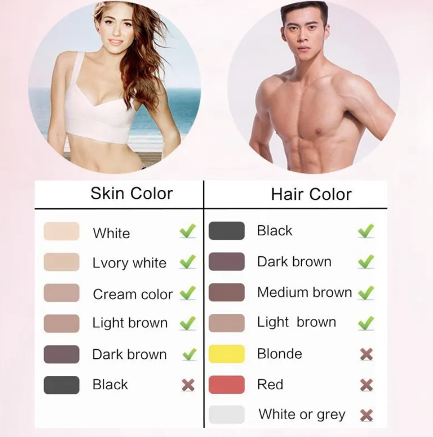 女性のためのプロのレーザー脱毛,痛みのない脱毛,脚