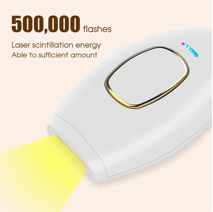 Zs-Depilazione laser permanente indolore per donna, bikini, 500.000 flash, depilazione indolore, dispositivo per uso domestico
