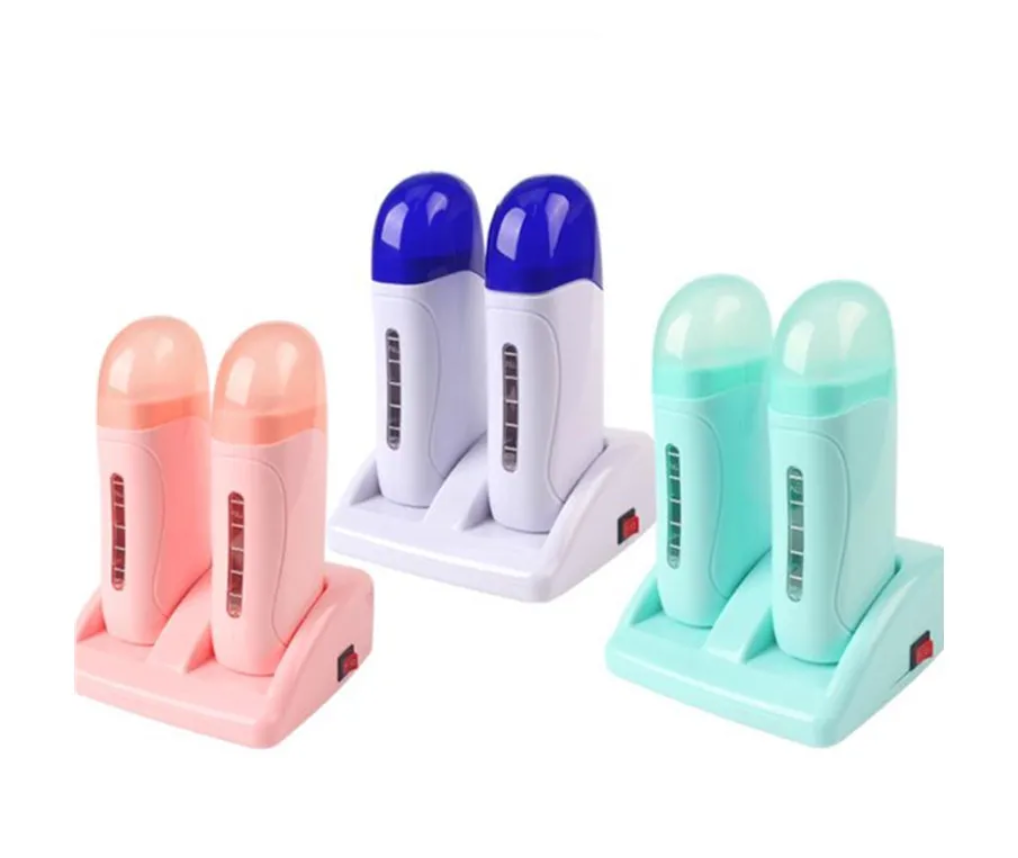 Epilatore elettrico doppio, base a rullo, spatola, epilatore ricaricabile
