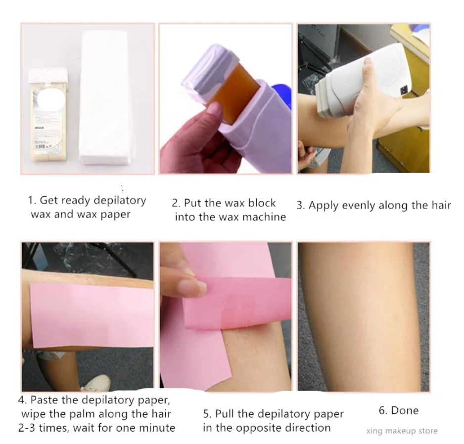Epilatore elettrico doppio, base a rullo, spatola, epilatore ricaricabile