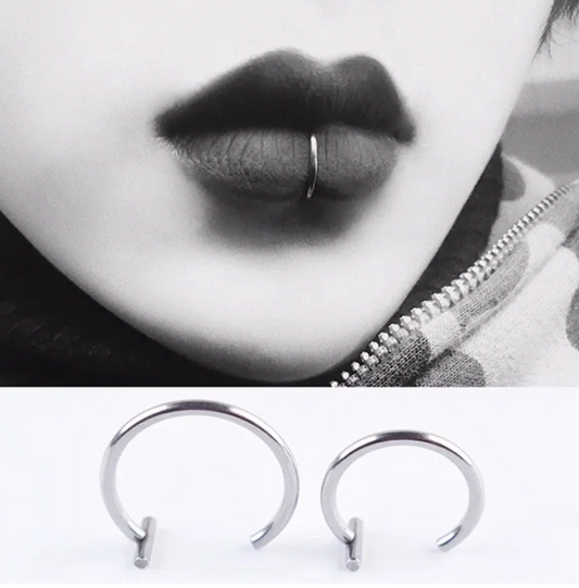 女性のための非多孔質リップリング,医療チタン鋼構造,口腔抵抗器,純粋,Gift2021