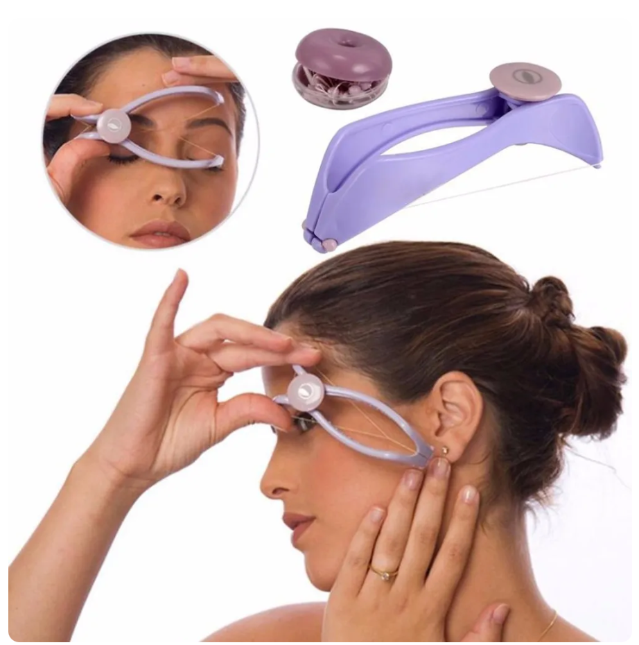 女性のためのミニ顔の脱毛,春の読書,顔,タッチ,美容ツール