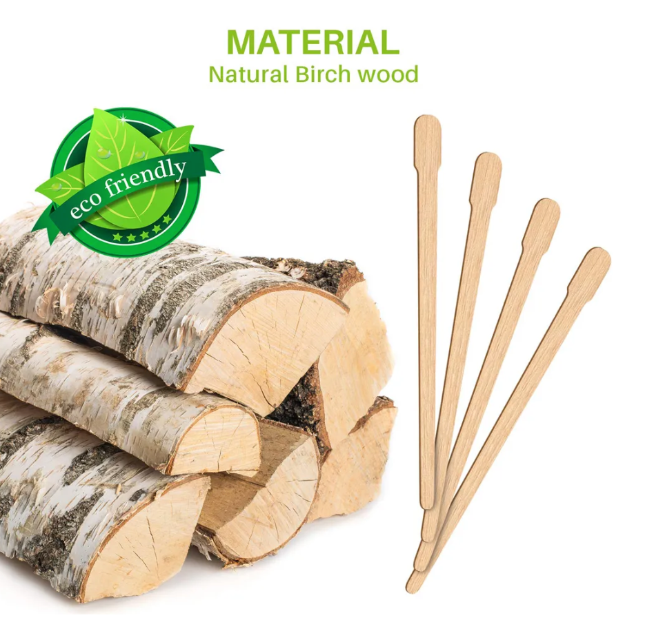 木製の眉毛スティック,女性用,使い捨て,スパチュラ,木製の唇,顔,美容ツール,100個