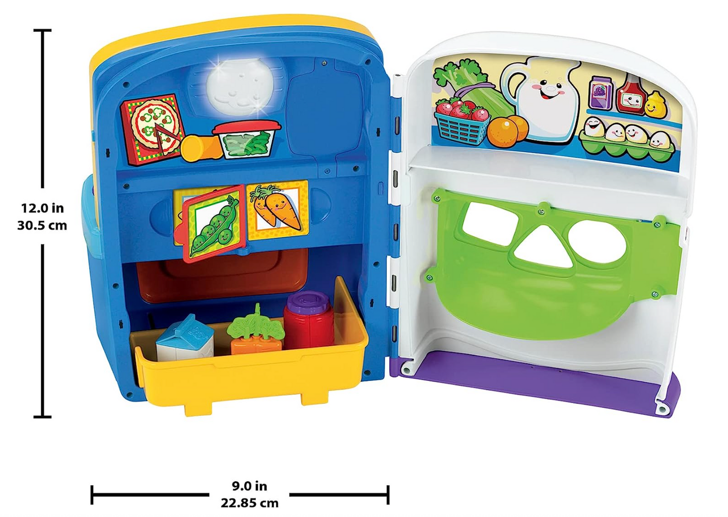 Fisher-Price Laugh & Learn Toddler Playset, Learning Kitchen with Music Lights & Bilingual Content for Baby to Toddler Pretend Play