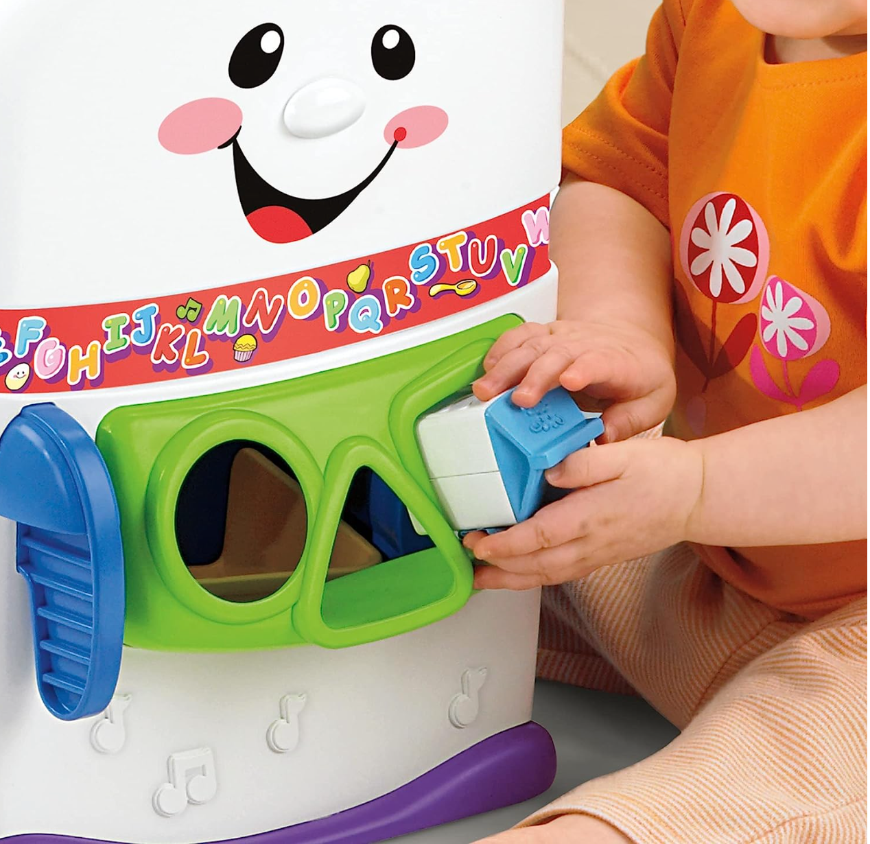 Fisher-Price Laugh & Learn Toddler Playset, Learning Kitchen with Music Lights & Bilingual Content for Baby to Toddler Pretend Play
