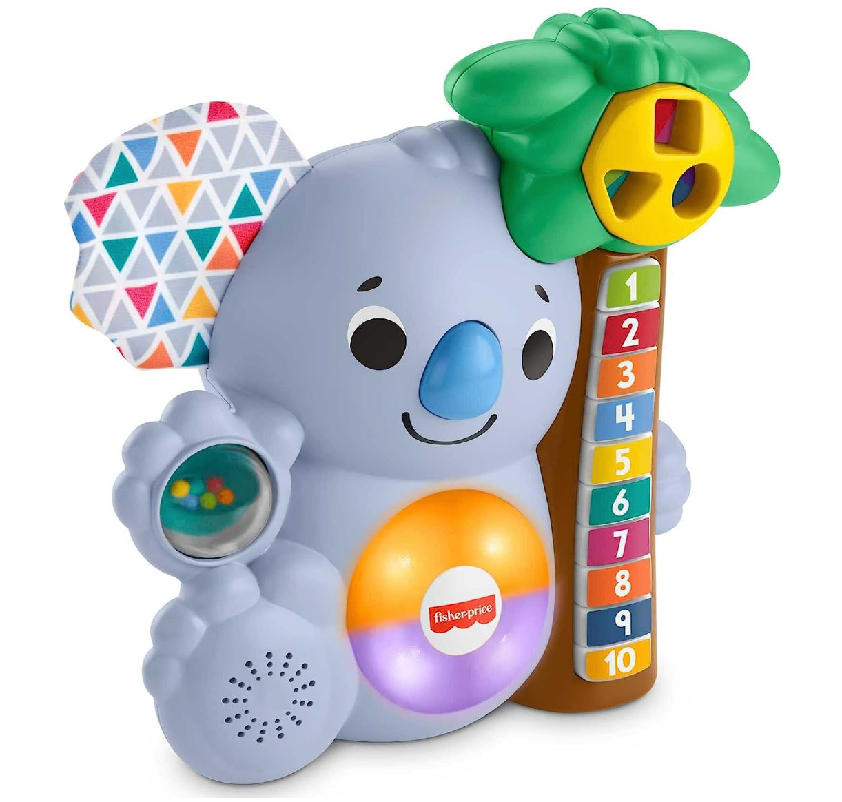 Fisher-Price Linkimals Baby Learning Toy Counting Koala With Interactive Lights And Music For Ages 9+ Months