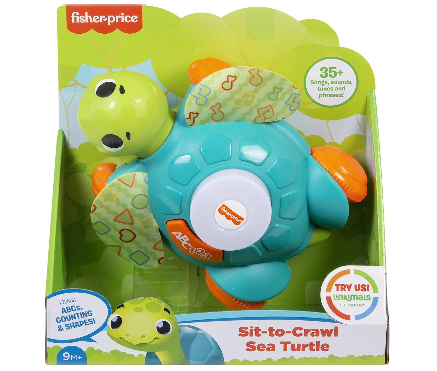 Fisher-Price Linkimals Learning Toy Counting & Colors Peacock with Interactive Lights & Music for Baby & Toddlers Ages 9+ Months