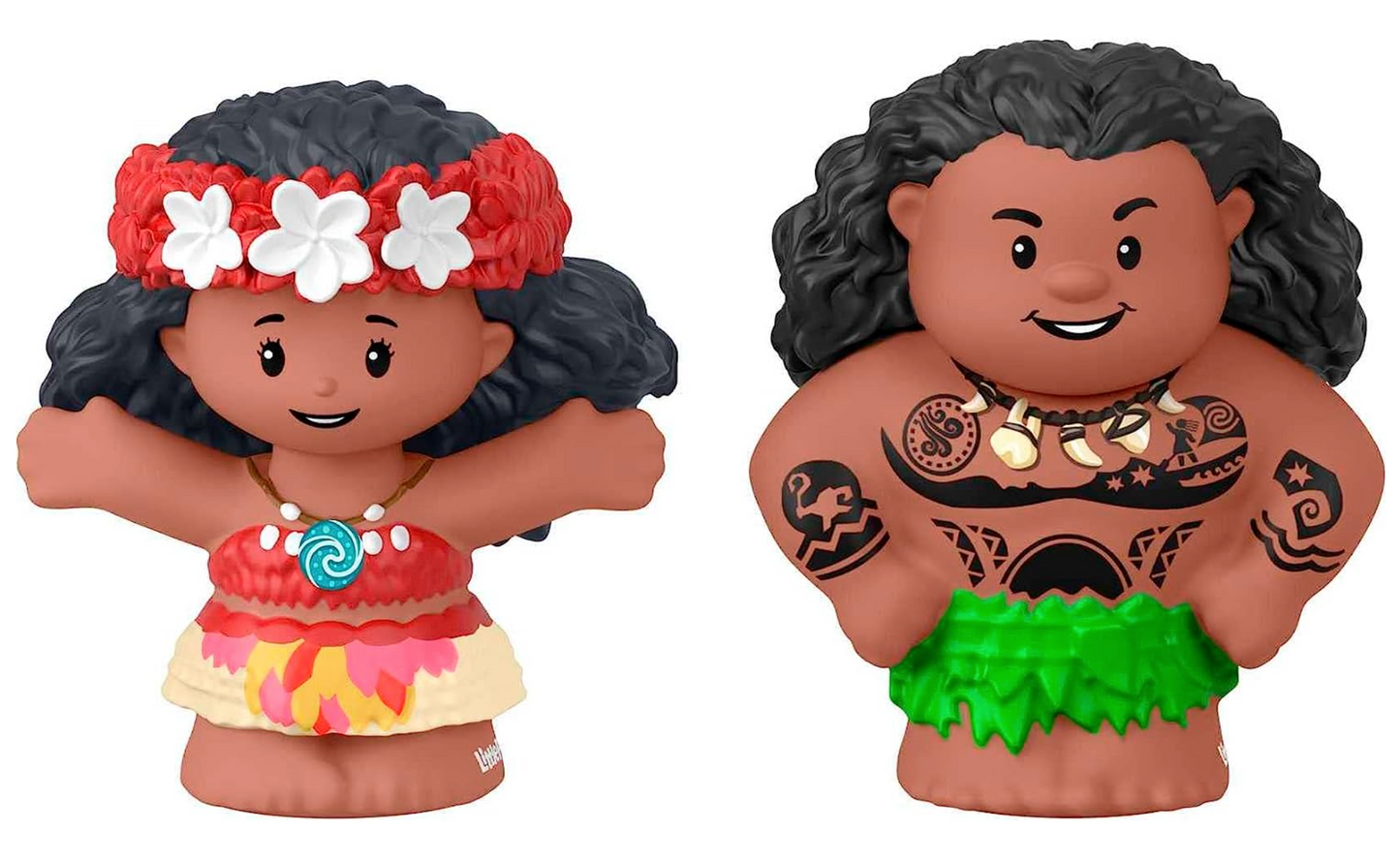 Fisher-Price Little People Toddler Toys Disney Princess Moana & Maui’s Canoe Sail Boat with 2 Figures for Ages 18+ Months