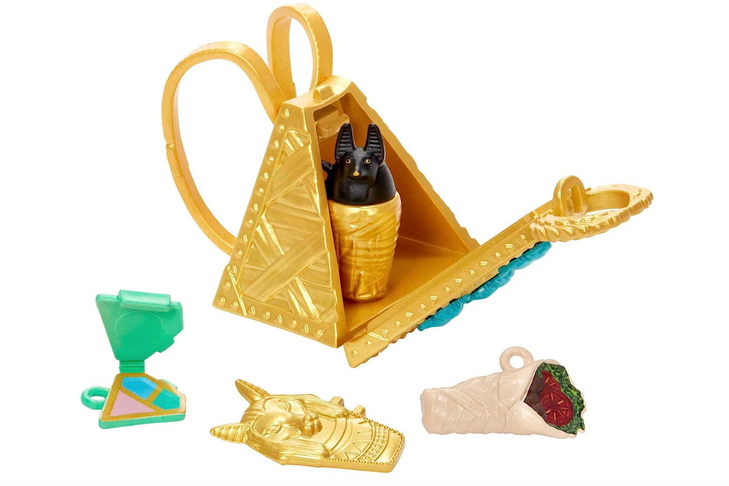 Monster High Cleo De Nile Fashion Doll with Blue Streaked Hair, Signature Look, Accessories & Pet Dog