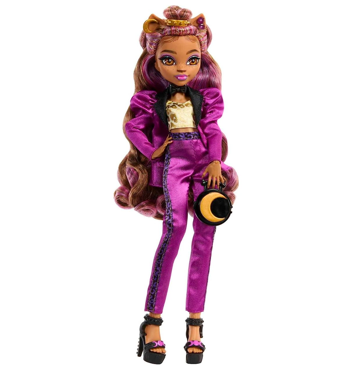 Monster High Clawdeen Wolf Doll in Monster Ball Party Fashion with Themed Accessories Like Balloons
