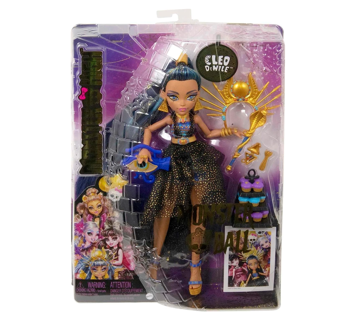 Monster High Clawdeen Wolf, bambola in stile Monster Ball Party con accessori a tema come palloncini