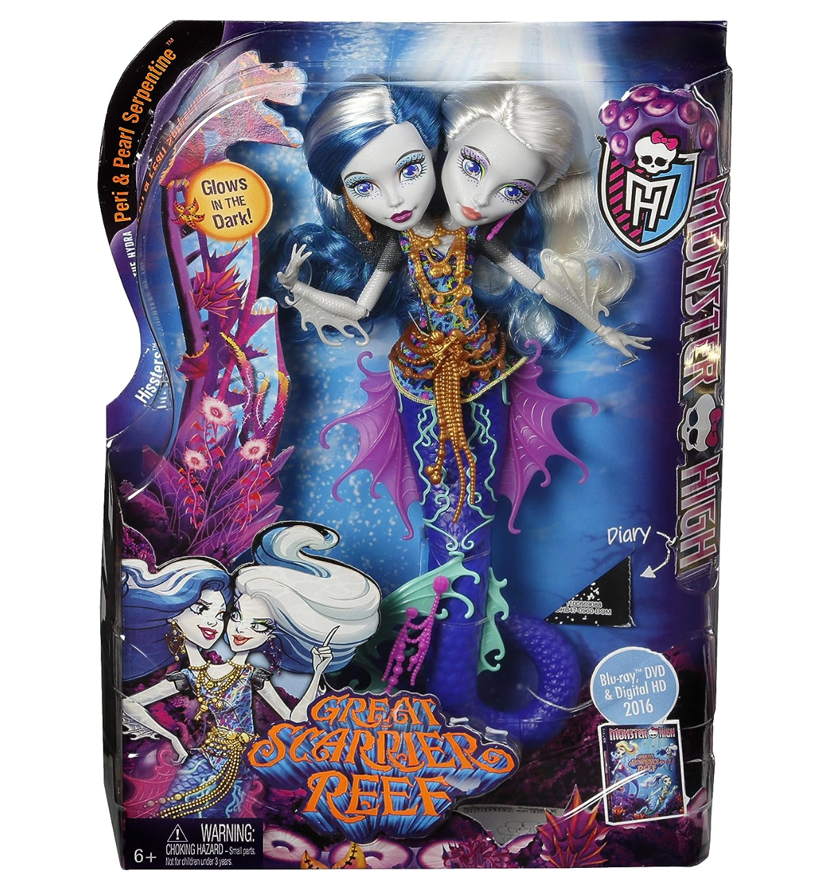 Monster High Great Scarrier Reef Peri & Pearl Serpintine Doll