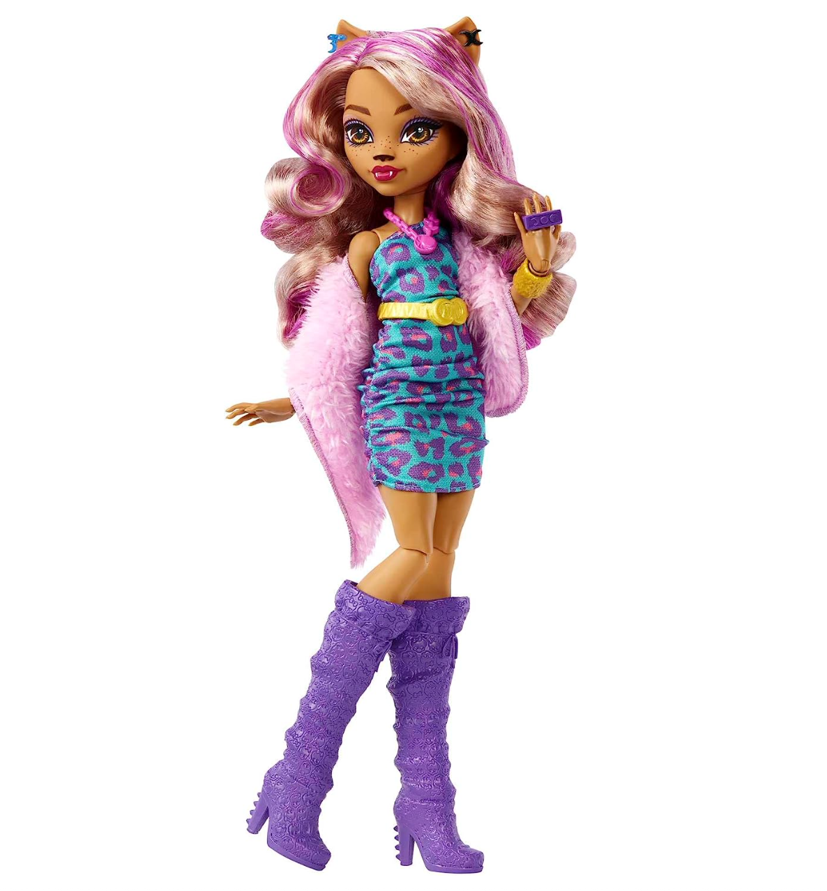 Monster High Doll and Playset, Clawdeen Wolf Boo-Tique Studio with Fashion Accessories, 20+ Pieces for Mix-And-Match Outfits