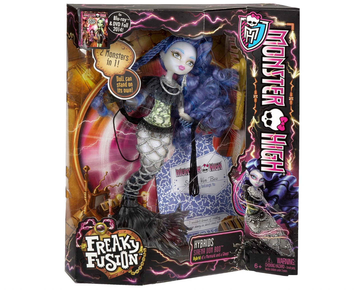 Mattel Monster High Freaky Fusion Siren von Boo Doll