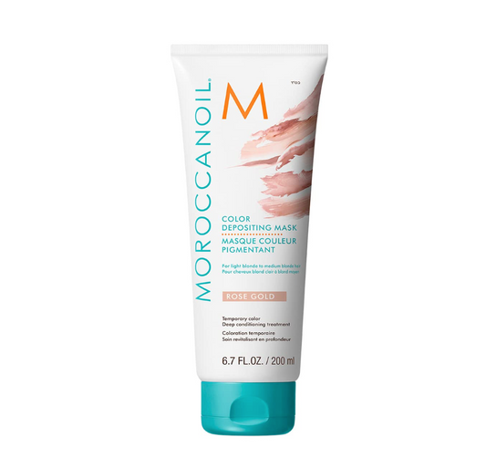 Moroccanoil Color Depositing Mask, 6.7 Fl. Oz Rose Gold