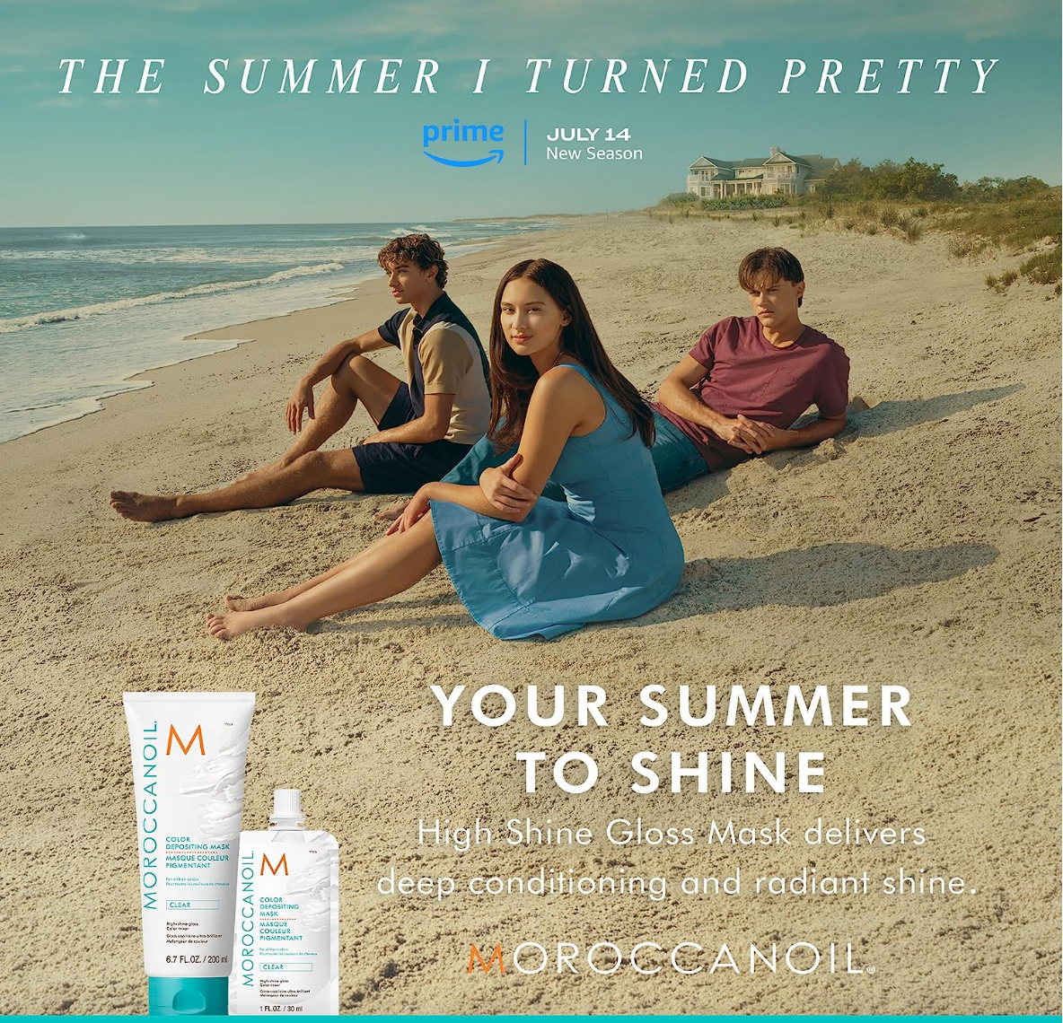 Moroccanoil High Shine Gloss - Color Depositing Mask Clear