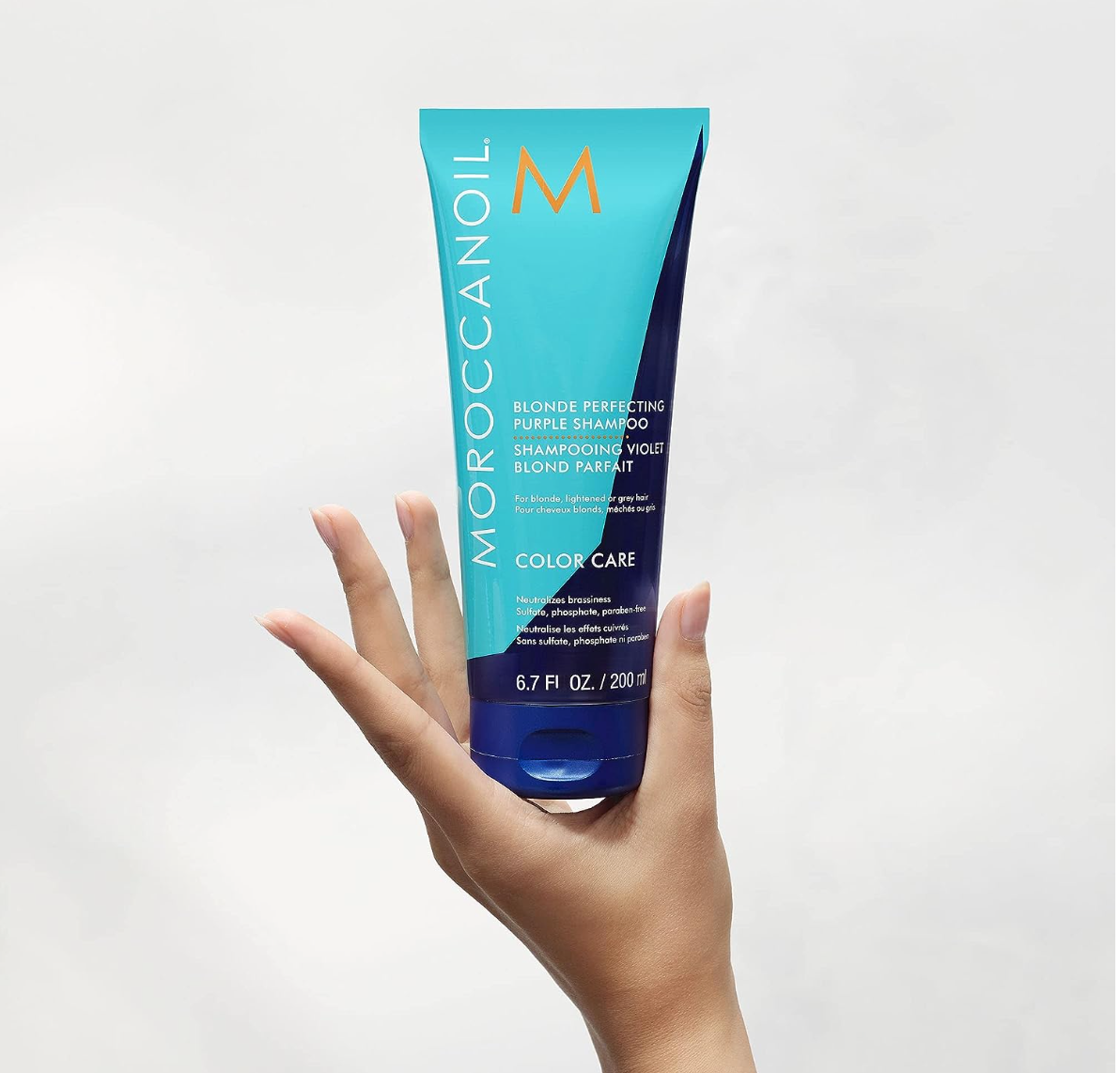 Moroccanoil Blonde Perfecting Purple Shampoo