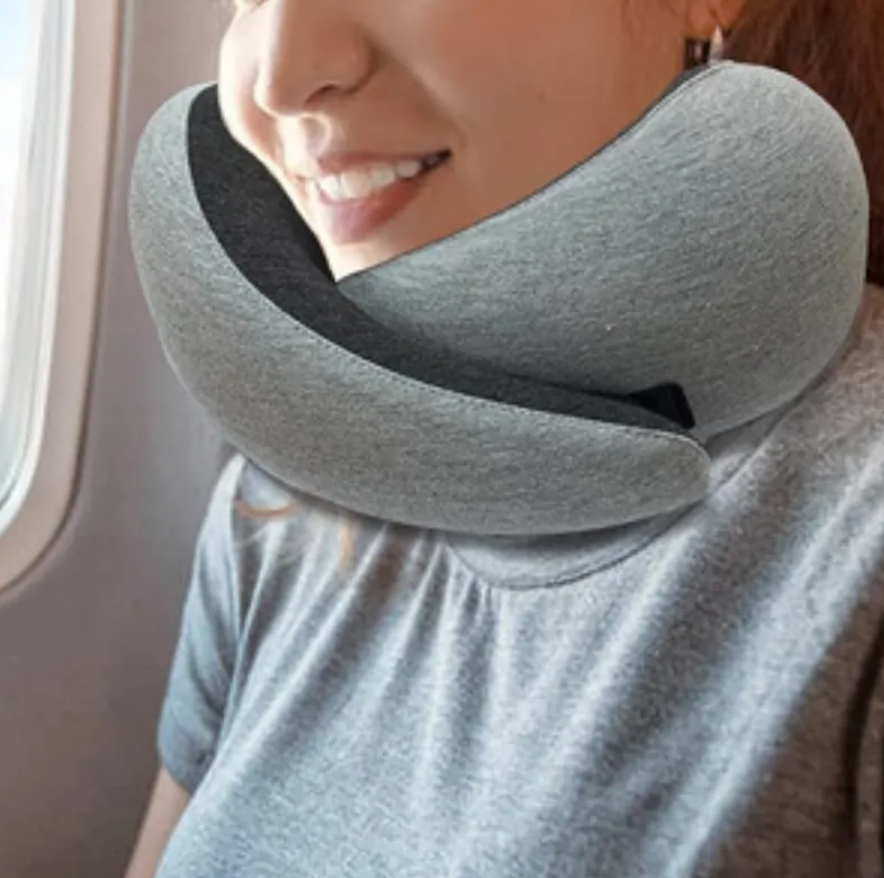 旅行用ネックピロー,U字型のトラベルクッション,耐久性,吸汗性,飛行機