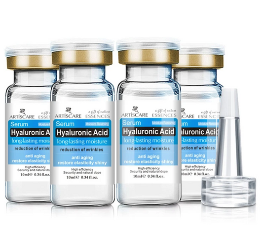 フェイスヒアルロン酸セラム,4ピース,保湿クリーム,にきび治療,美白,火傷防止