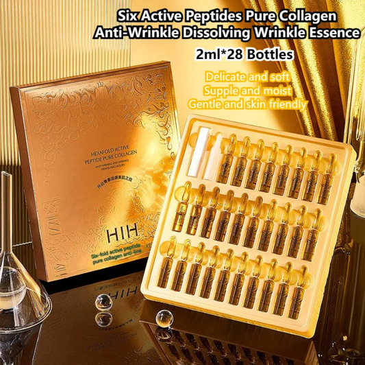 しわ防止フェイシャルエッセンス,ヒアルロン酸,肌のケア,保湿,肌の引き締め,急速吸収,純粋なコラーゲンスキンケア