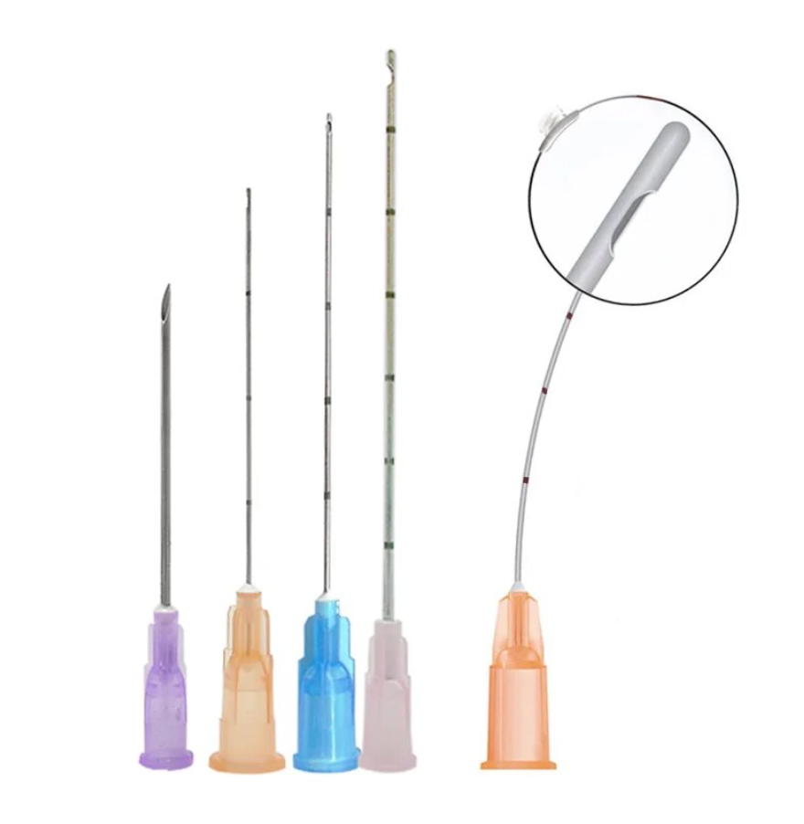 皮膚科用マイクロチップ,ヒアルロン酸注射液,しわ除去用,18g,21g,22g,23g,38mm,50mm,70mm