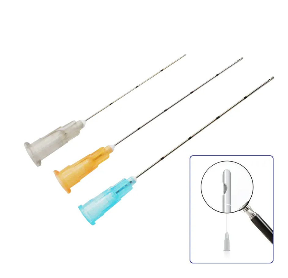 皮膚科用マイクロチップ,ヒアルロン酸注射液,しわ除去用,18g,21g,22g,23g,38mm,50mm,70mm