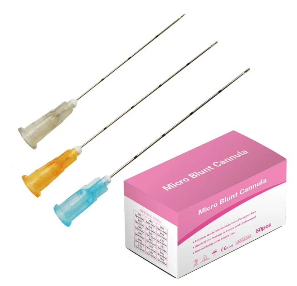 皮膚科用マイクロチップ,ヒアルロン酸注射液,しわ除去用,18g,21g,22g,23g,38mm,50mm,70mm