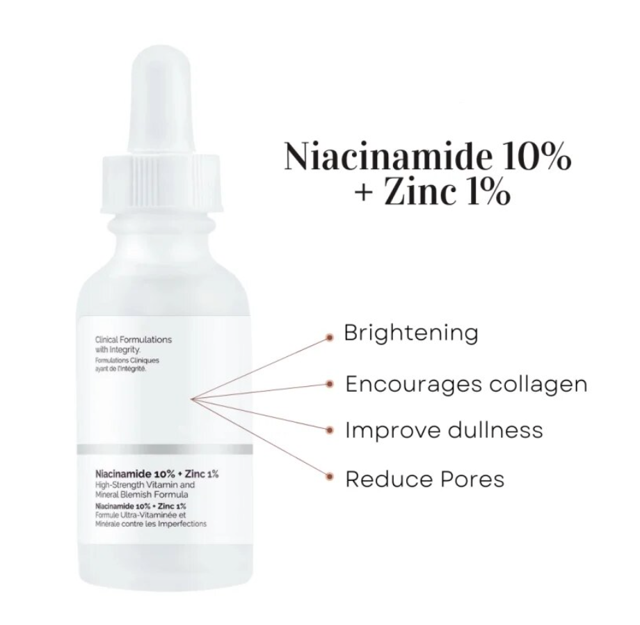 Siero viso all'acido ialuronico e niacinamide, Oil Balance, crema idratante schiarente, essenza normale, disidratazione, cura della pelle