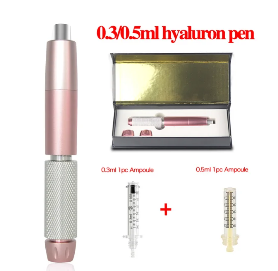 Penna per iniezione Memo, acido ialuronico 0,3 ml e 0,5 ml, penna per acido ialuronico per riempimento labbra, iniettore nibulizzatore, strumento per la cura della pelle