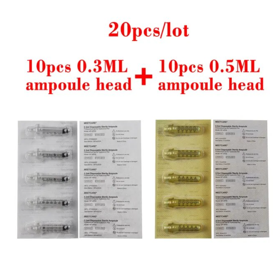 Penna per iniezione Memo, acido ialuronico 0,3 ml e 0,5 ml, penna per acido ialuronico per riempimento labbra, iniettore nibulizzatore, strumento per la cura della pelle