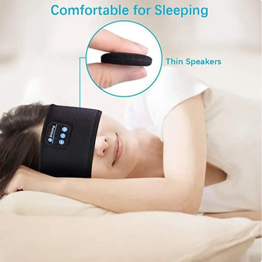 ワイヤレスBluetoothヘッドセット弾性スポーツヘッドバンドオーバーイヤーヘアバンドイヤホン音楽スリーピングアイマスクワイヤレスヘッドフォン