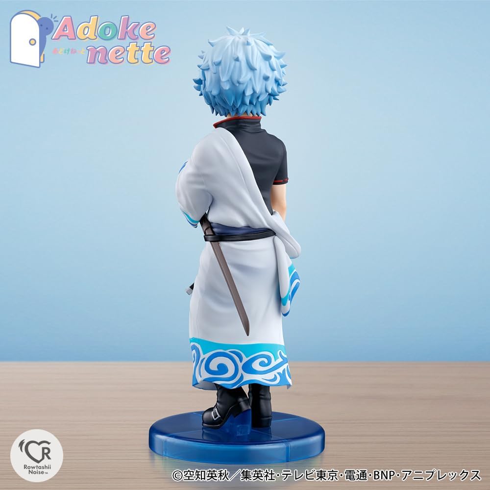 Rowtashii Noise Adokenette Gintama Sakata Gintoki Figura completamente dipinta in PVC e ABS, di circa 140 mm di dimensioni.