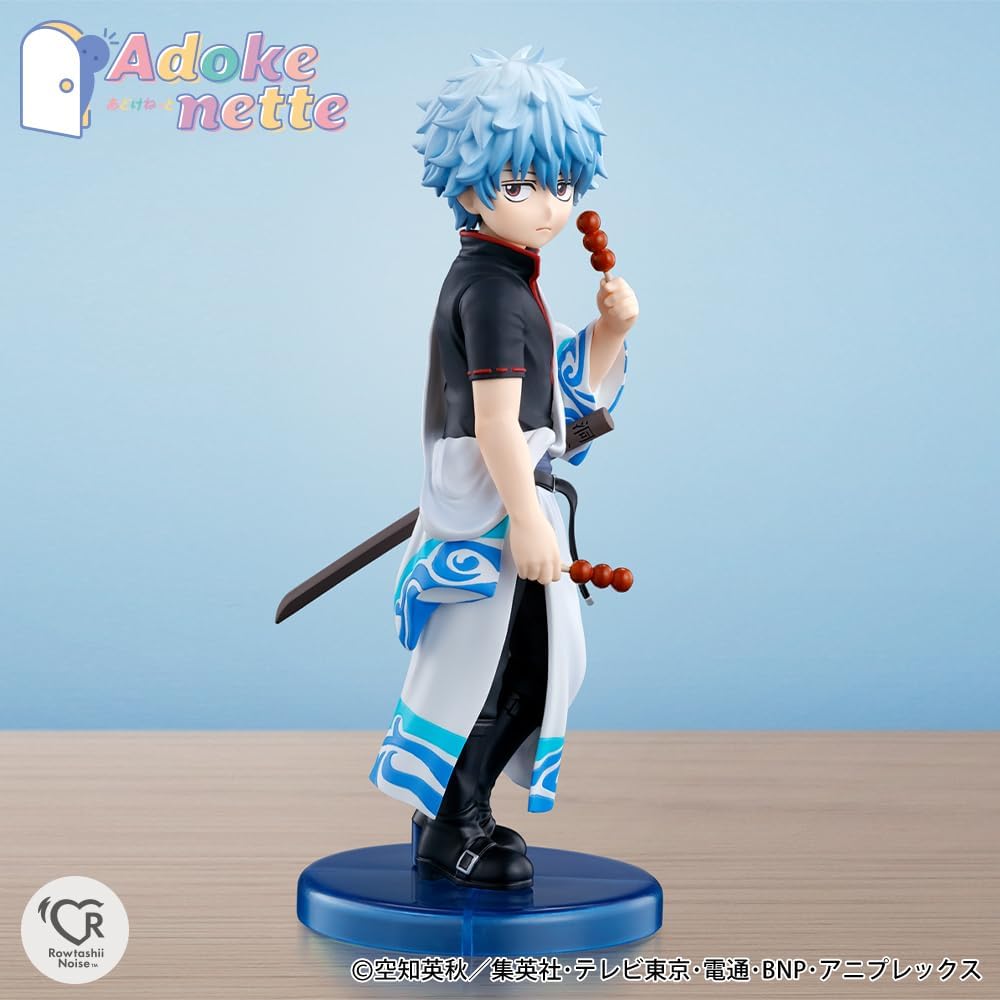 Rowtashii Noise Adokenette Gintama Sakata Gintoki Figura completamente dipinta in PVC e ABS, di circa 140 mm di dimensioni.