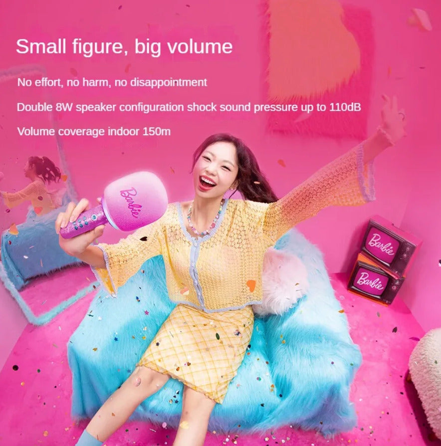 MINISO x Barbie マイク カラオケ 配信者 YOUTUBE TIKTOKなど