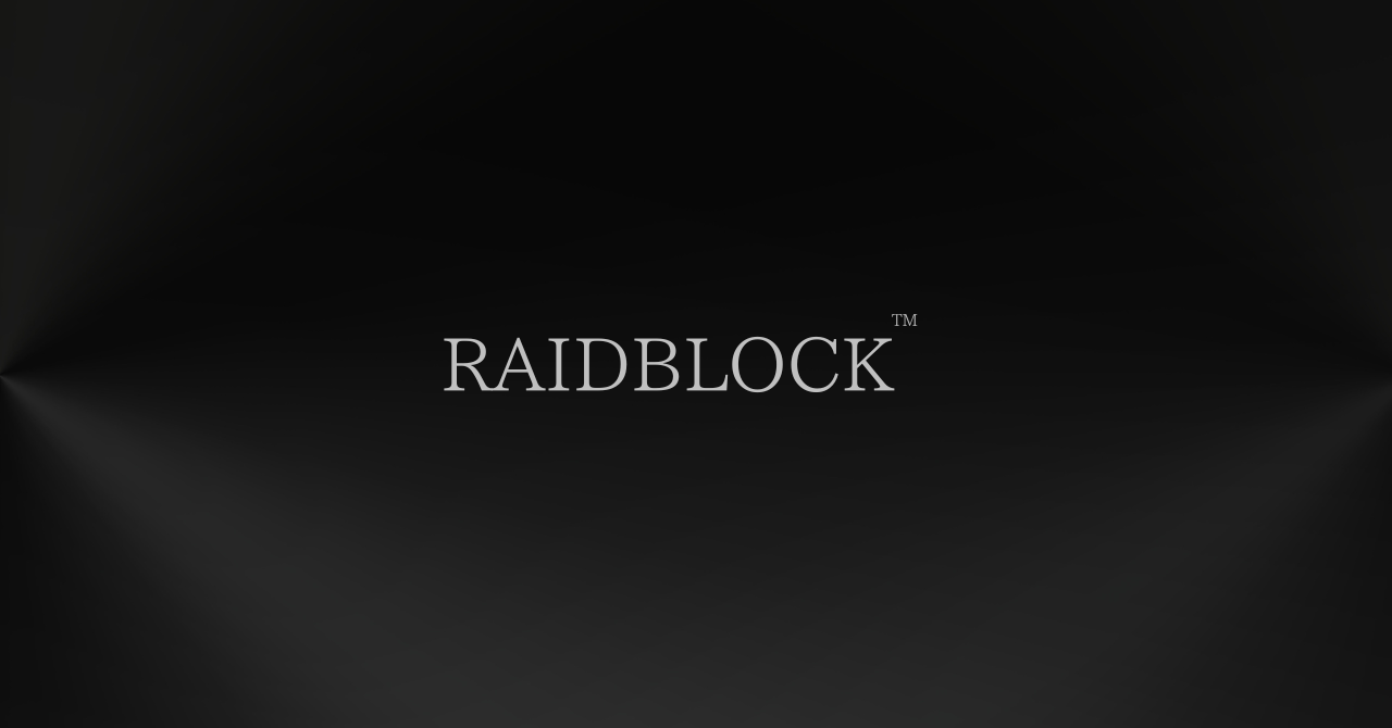 RAIDBLOCK 【1枚で全カード防御】悪魔級スキミング防止カード