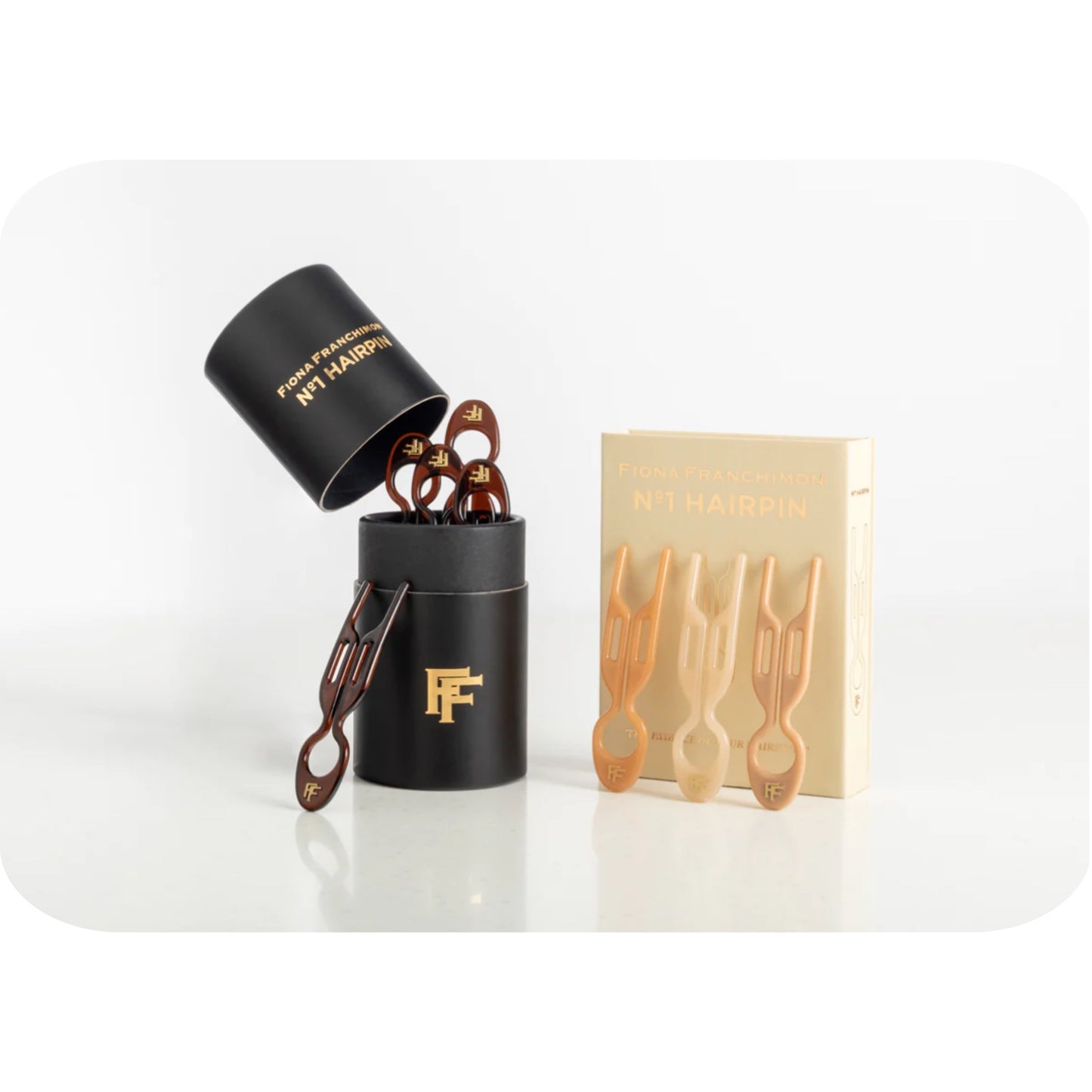 Nº1 HAIRPIN Value Set | Brown 5x tube & Paris Collection